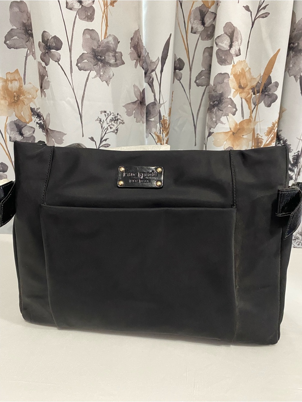 Kate Spade Black Medium Nylon Shoulder Purse